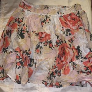 Urban Outfitters floral skirt